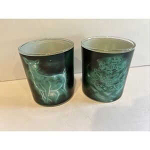 Paladone Harry Potter Patronus Charm Draco The Deathly Hallows Glasses Lot of 2